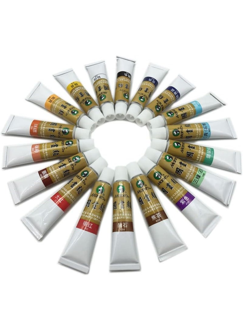 ميريز Marie's Chinese Painting Pigments 12ml oil Painting colour - 18pcs - Image 4